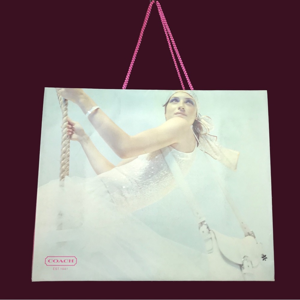 Beautiful and Colorful COACH Paper Bag